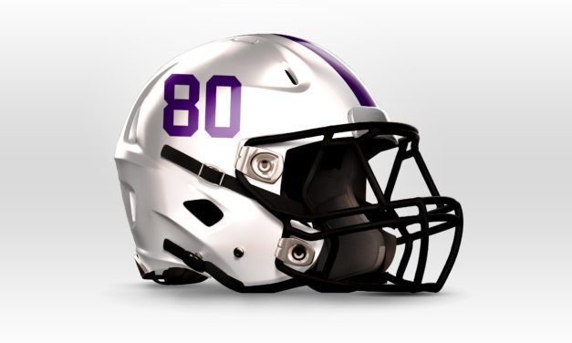 Watertown Purple Tigers Helmet