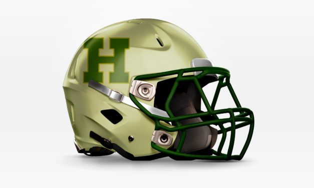 Memphis Central Football Helmet