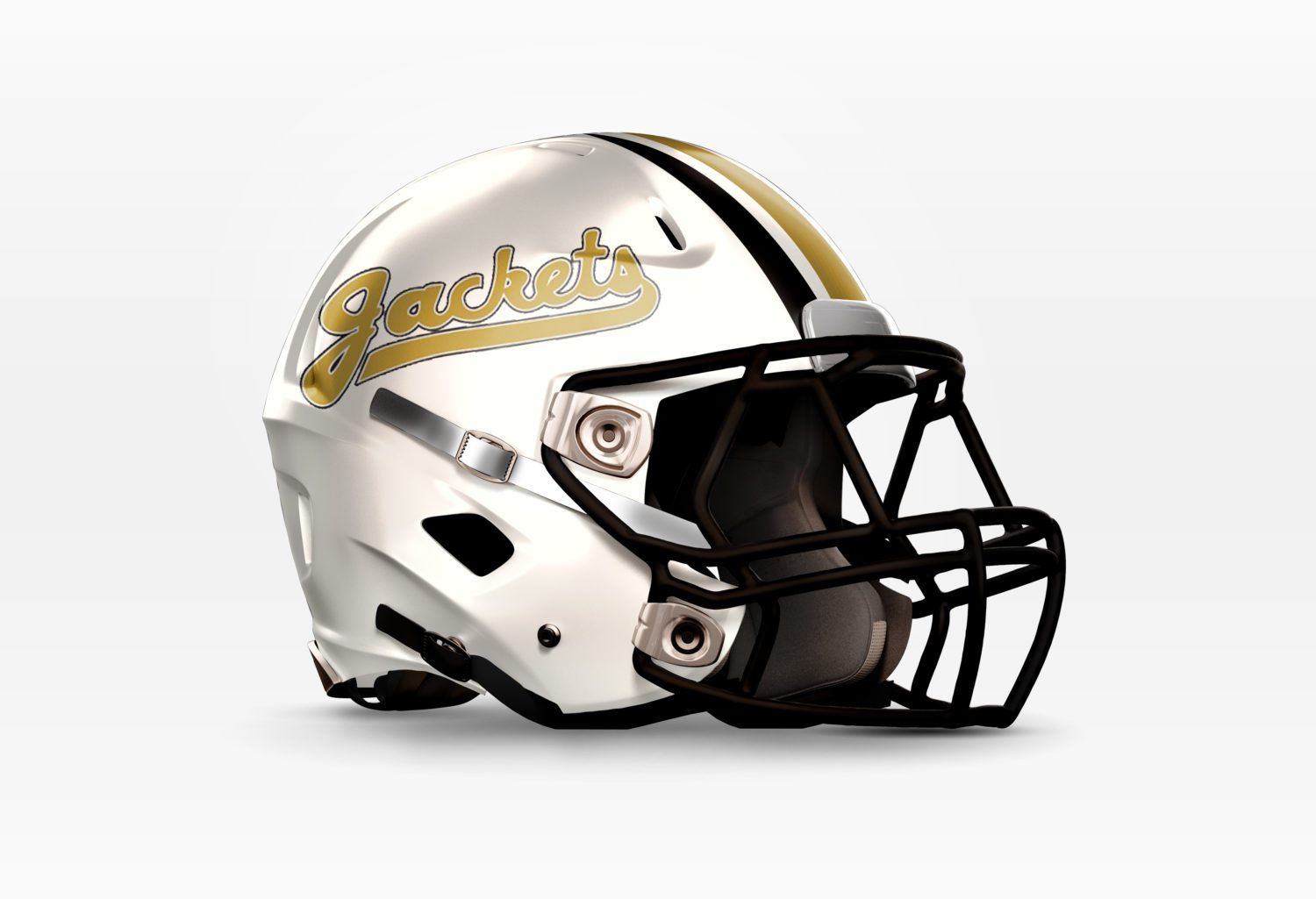 yellow jacket football helmet