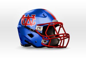 Warren County Pioneers Football Helmet